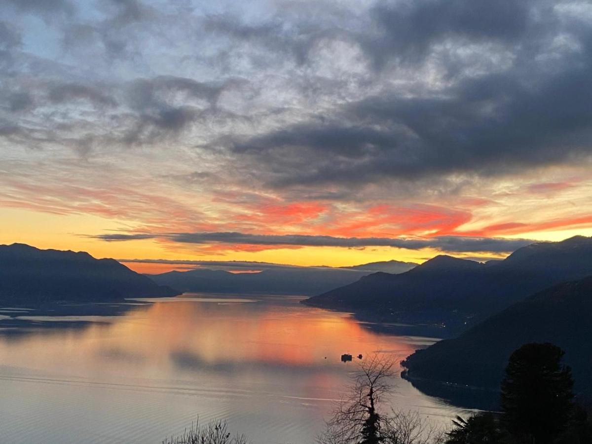 Casa con terrazza panoramica sul lago Maggiore - Chambres d’hôtes Maccagno