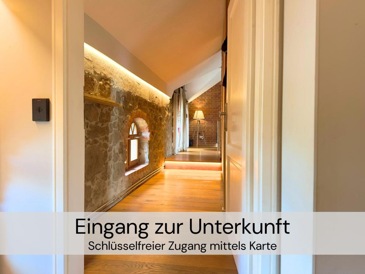 HexenburgbeiDresden 2 Zimmer Architektenwohnung mit eigener Sauna, Whirlwanne und Kamin - Nähe Sächsische Schweiz Dresden - Bed and Breakfast Großharthau