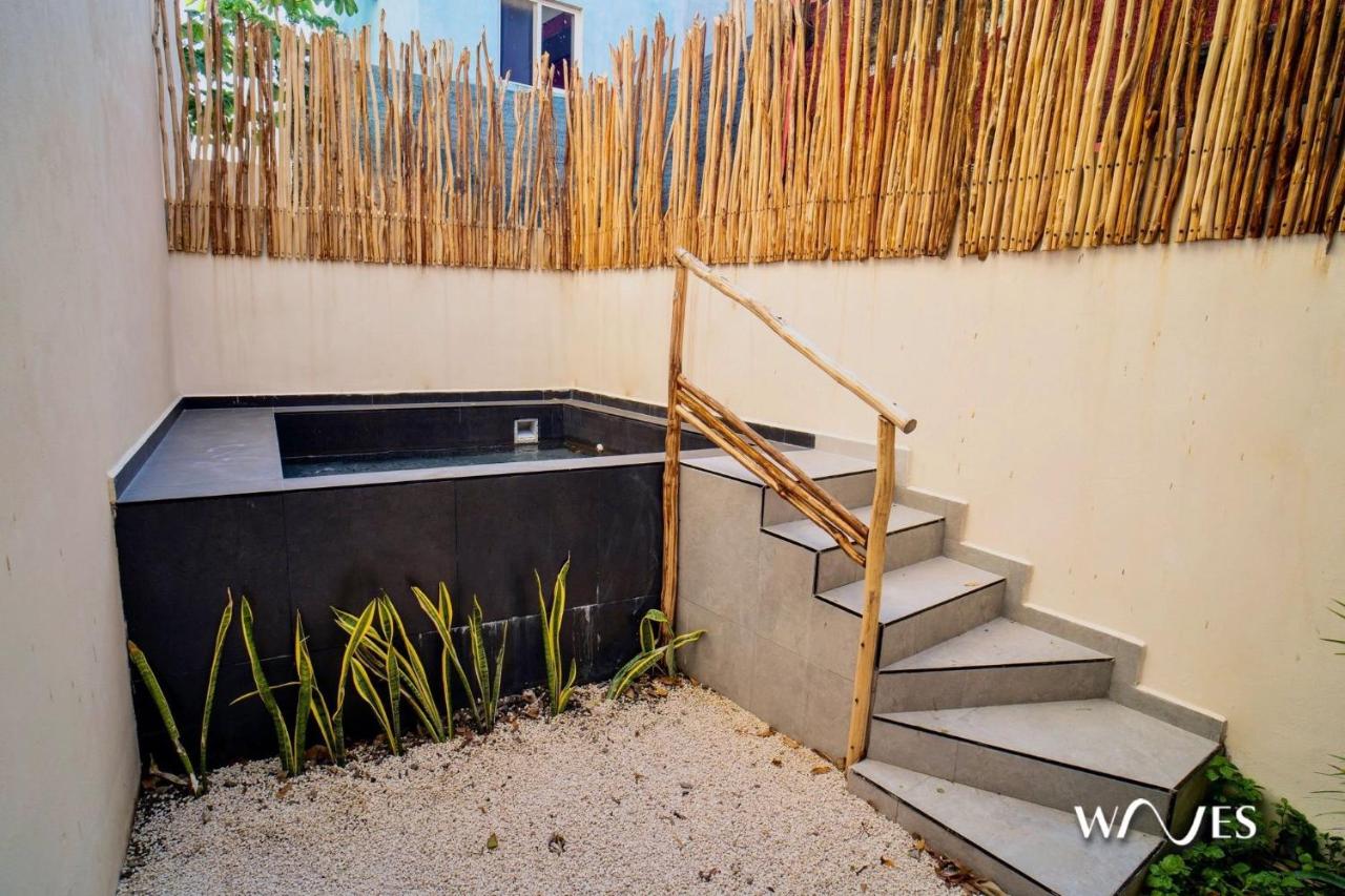 Natural Lighted Boho Chic Studio with Private Pool by Waves - Chambres d’hôtes Tulum
