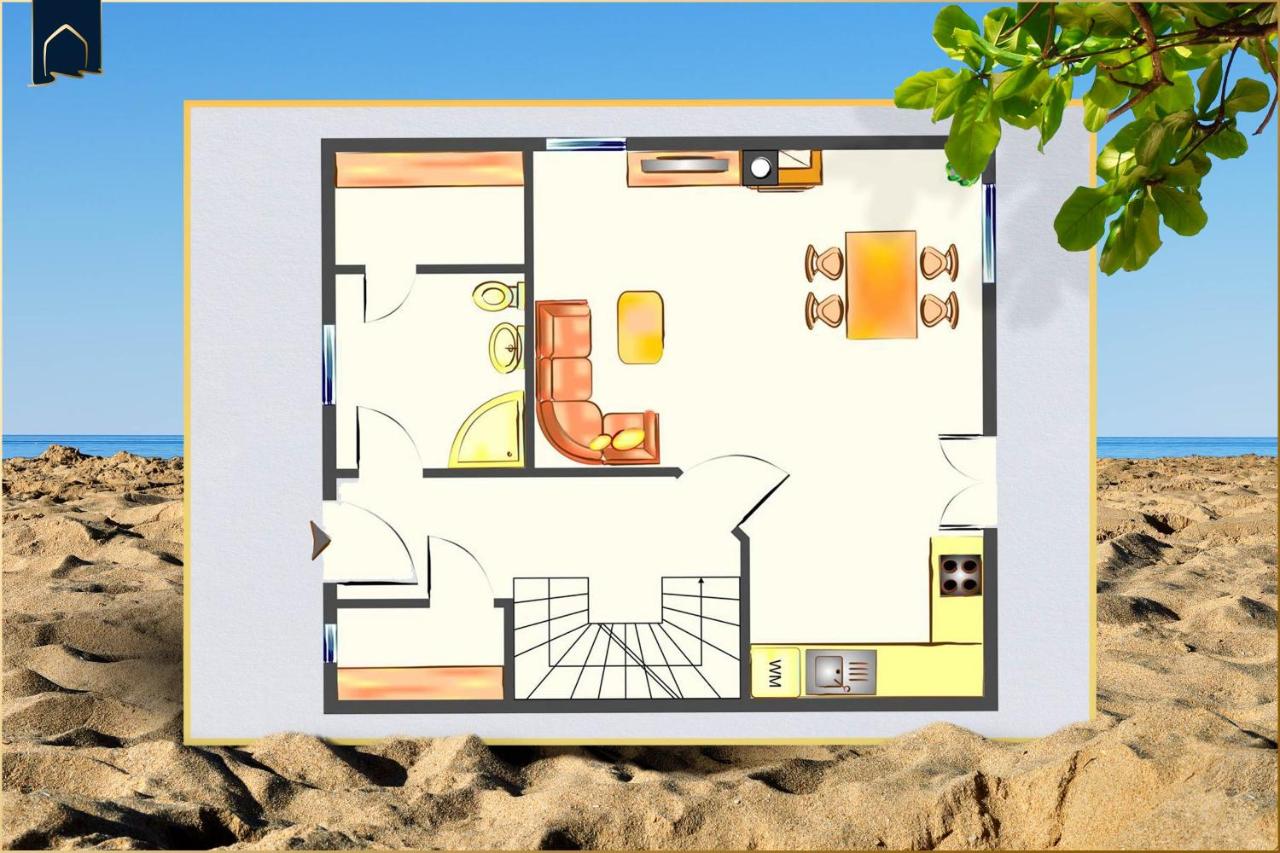 Villen am See - 4-Raum Häuser DHH See- Idyll 2 - Bed and Breakfast Korswandt