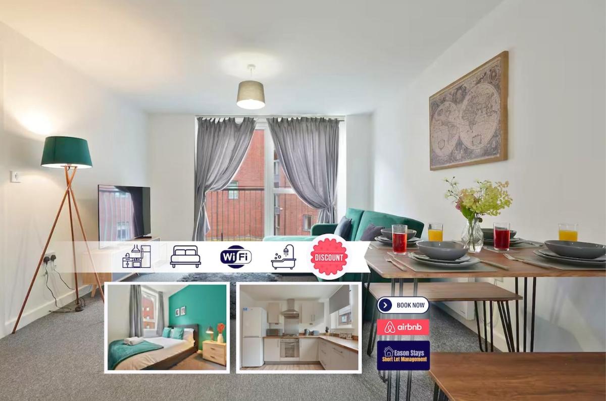 2 BR Apt By Eason Stays Short Lets & Serviced Accommodation Kelham Island Sheffield With Free Wifi - B&B Midland