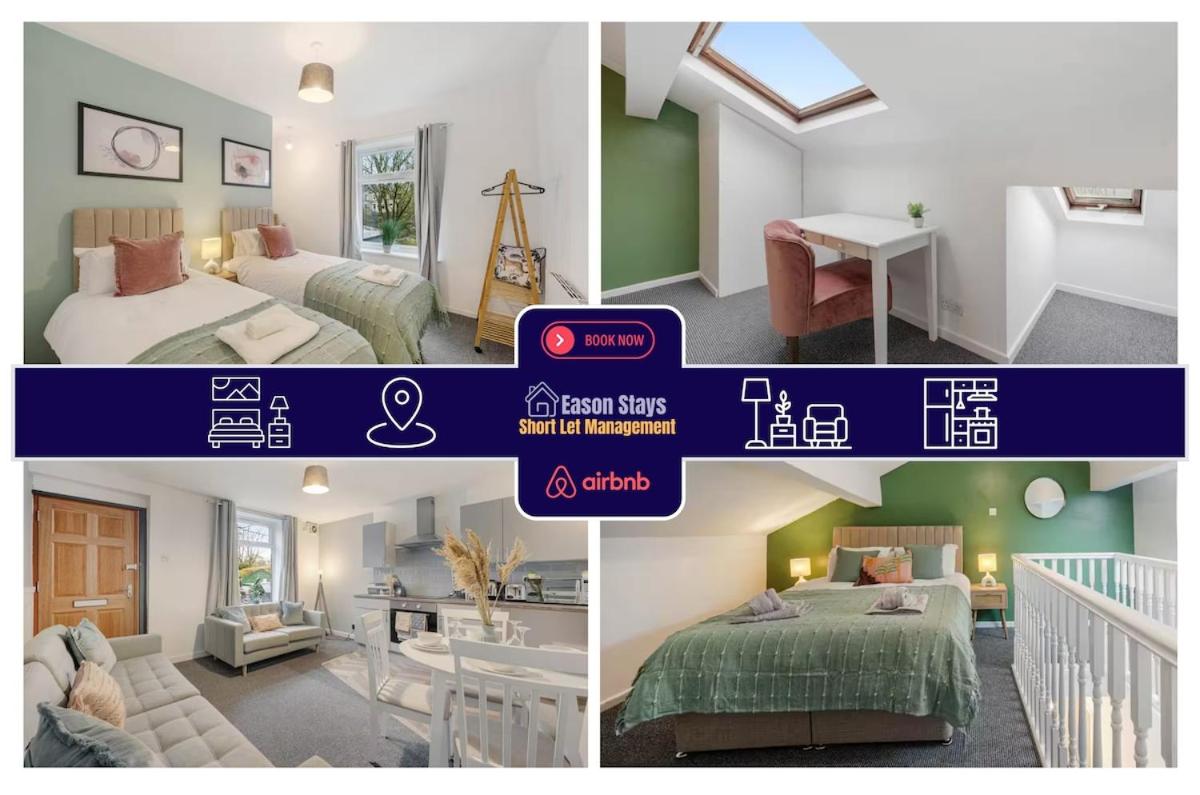 2 BR House By Eason Stays Short Lets & Serviced Accommodation Rossendale With Free Parking - Chambres d’hôtes Newchurch