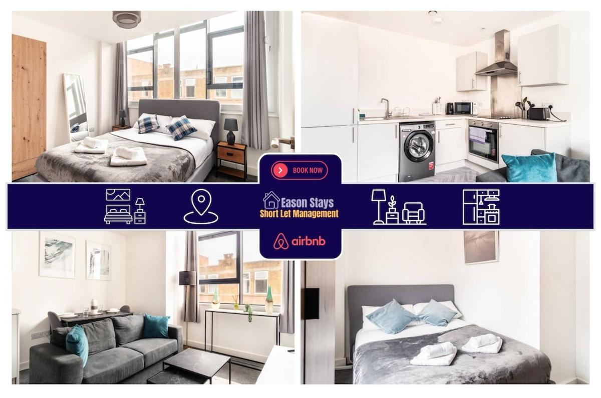 2 BDR Flat By Eason Stays Short Lets & Serviced Accommodation Preston With Free Wifi - B&B Preston
