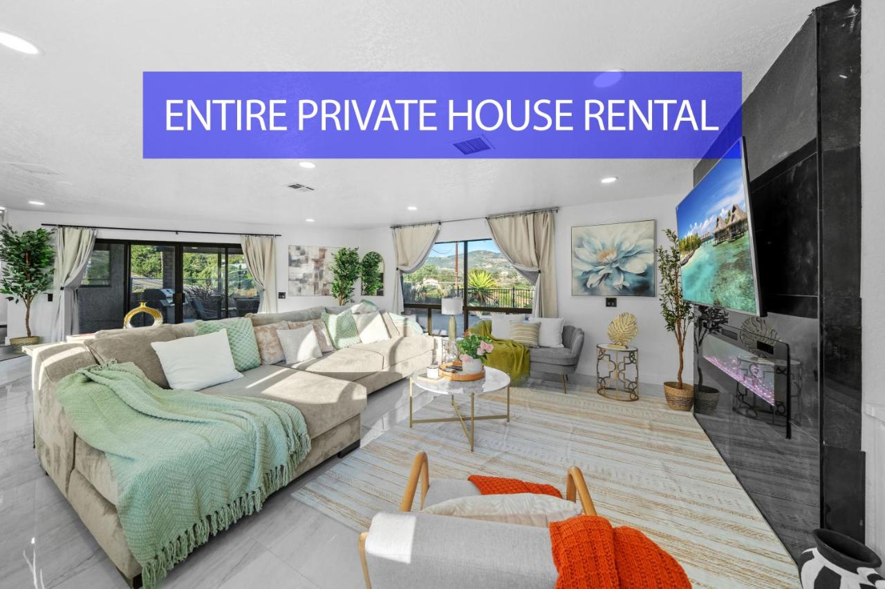 Entire Private 3BR-2Bth, Mountain View, Jetted Tub, 2500 sqft, King Bed,Garage, Available Now - Bed and Breakfast Jamul