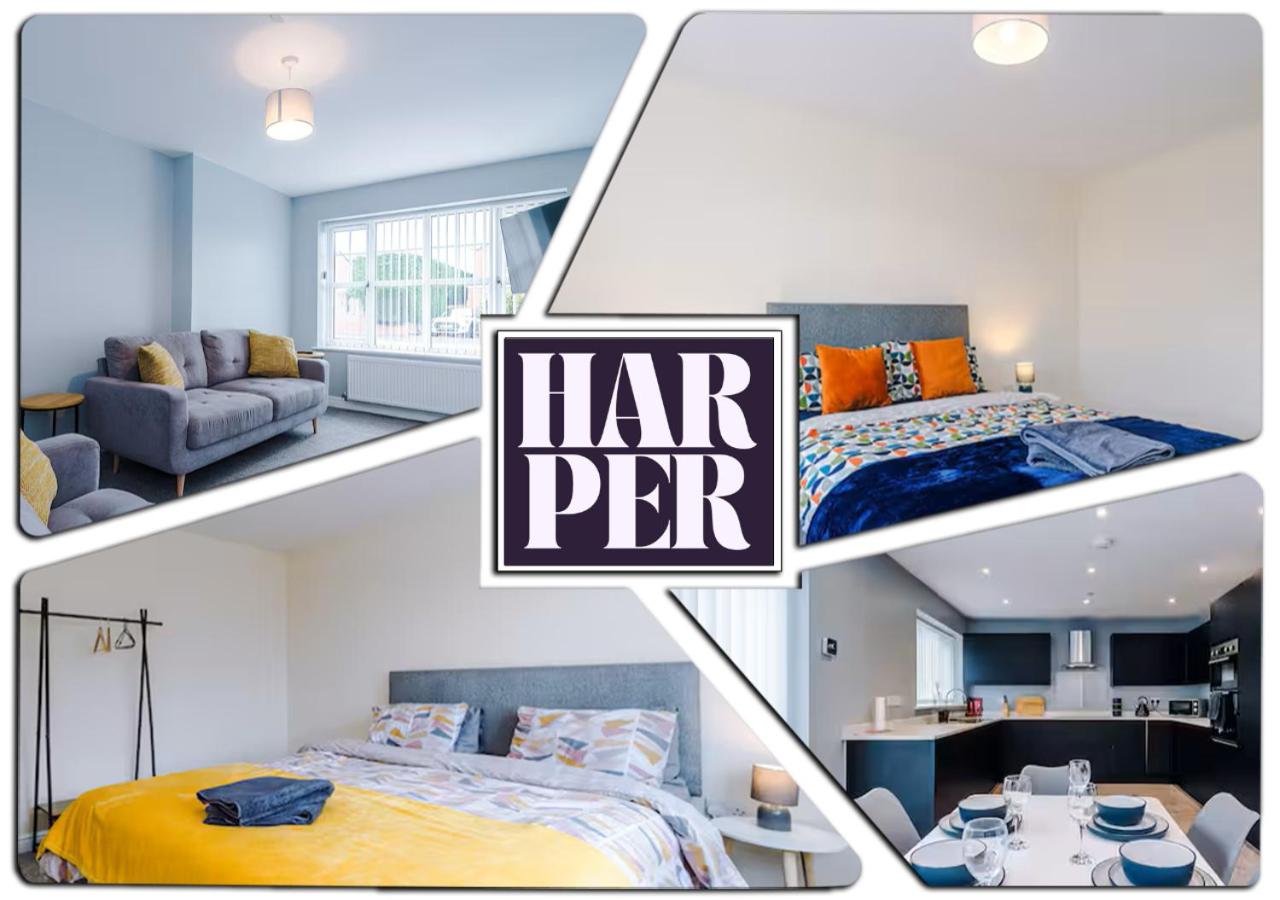 Spacious Detached House Driveway By Harperletting ShortLets & Serviced Accommodation Hawarden With Long or Short Stays Disc options - Bed and Breakfast Ewloe