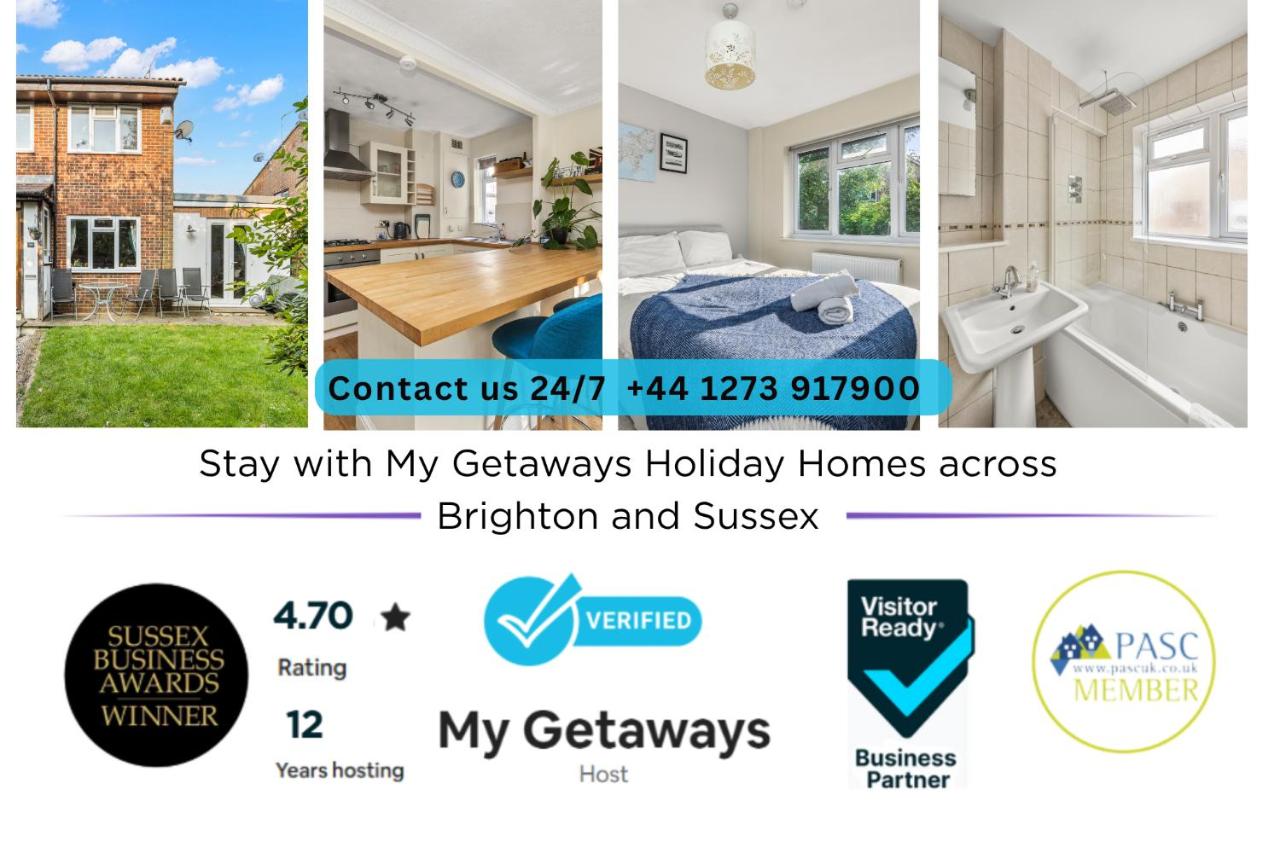 Secret Garden House with Free Parking By My Getaways - Chambres d’hôtes Horsham