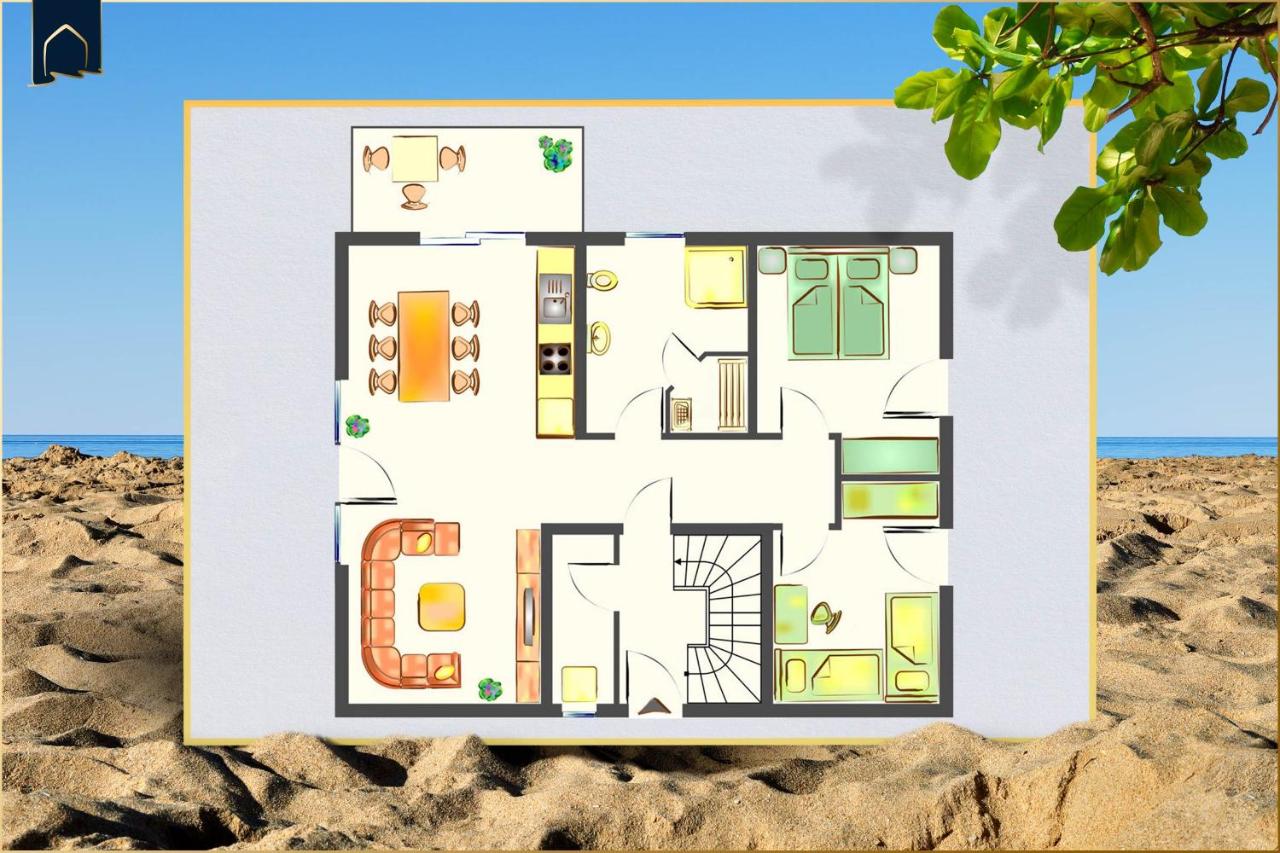 Ferienanlage Sonneninsel Haus Abendrot Erdgeschoss - Bed and Breakfast Loddin