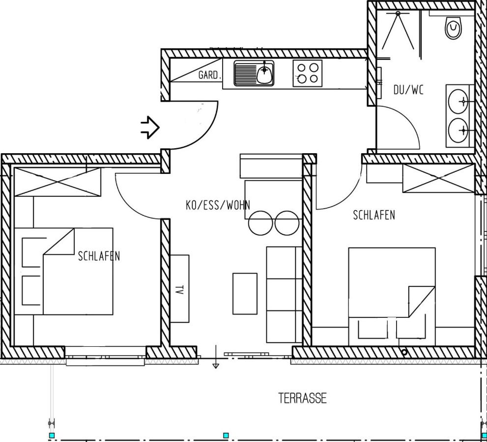 Apartment - Erdgeschoss