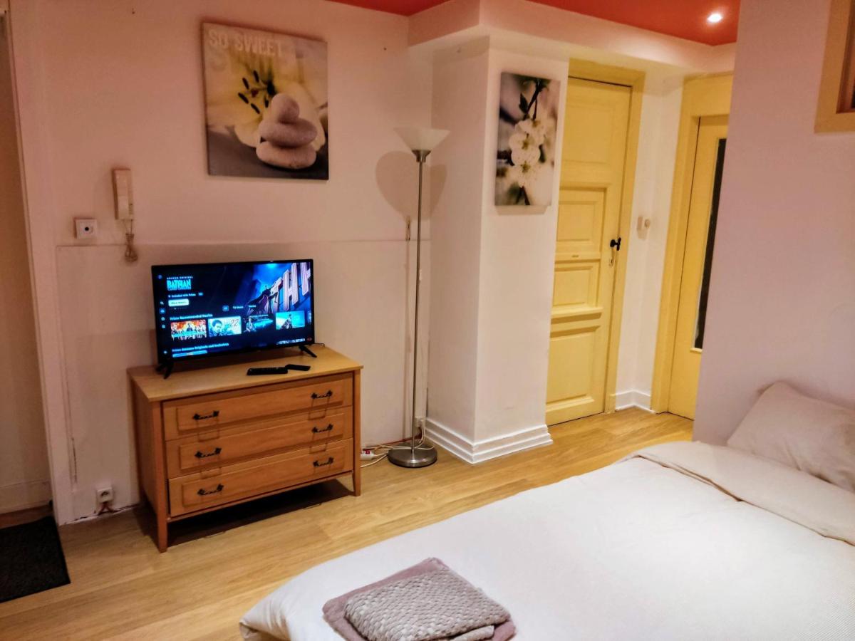 Modern half-basement 1BR near Montgomery & VUB - B&B Bruselas