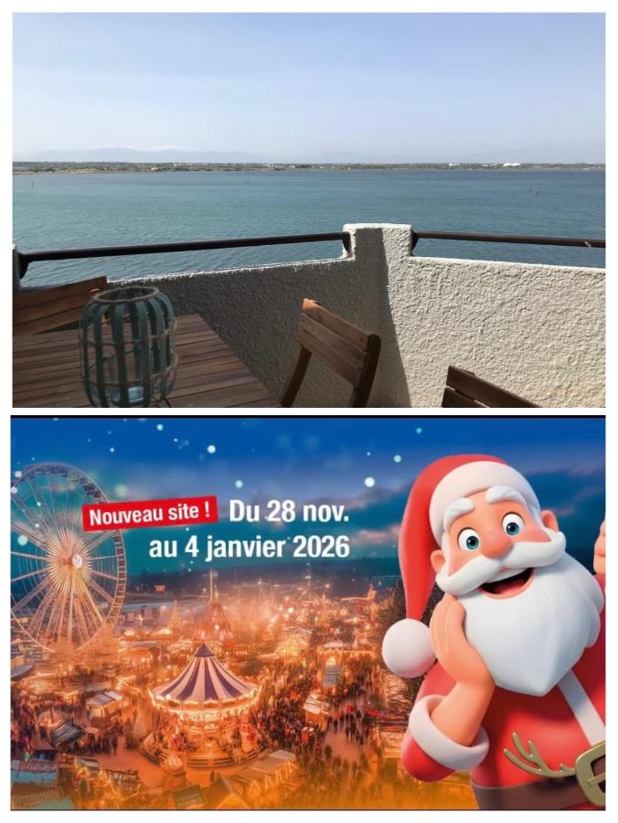 Ile du Cap Couladère - Vue magnifique lac marin - Baignoire Jaccuzi - Complexe piscine, sportif, animations - B&B Le Barcarès