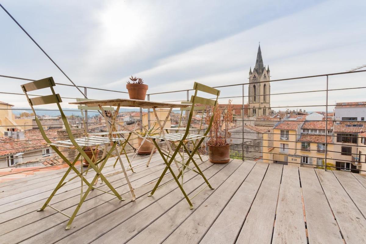 Urban loft with terrace downtown - B&B Aix-en-Provence