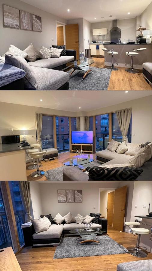Modern 1 Bed Apartment with Balcony Canal Wharf Birmingham - B&B Birmingham