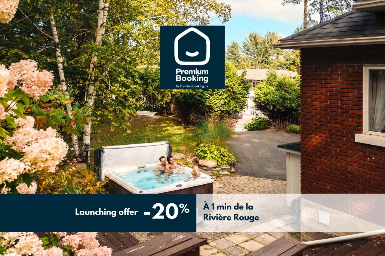 Chalet Alpin Walk to Lake and Beach with Spa and BBQ - Ferienwohnung Huberdeau