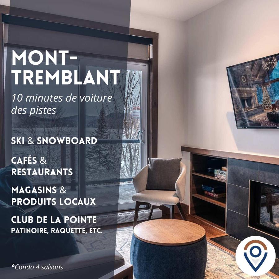 Condo overlooking Lac Superieur & mountain views - Bed and Breakfast Lac-Supérieur