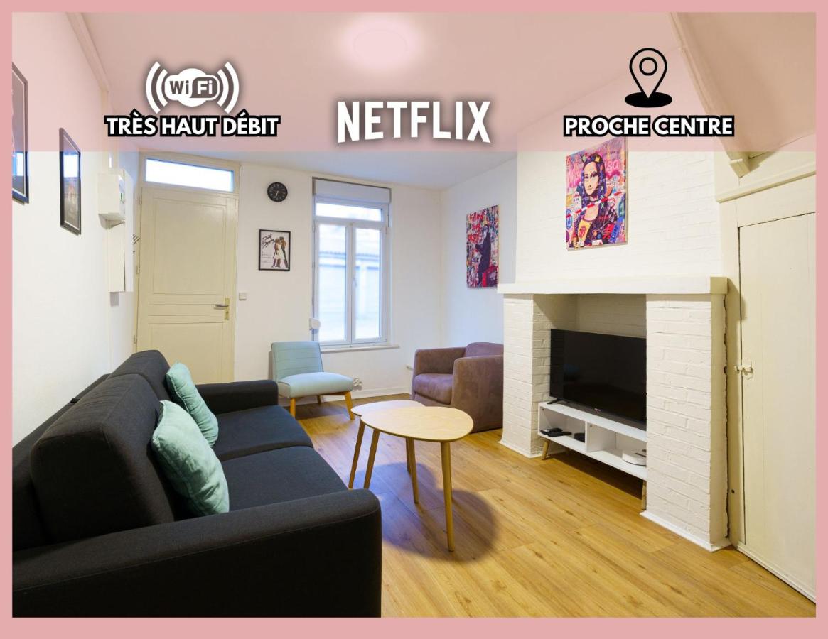 La POP HOUSE, Netflix, Wi-Fi Fibre, 6 couchages - Chambres d’hôtes Amiens