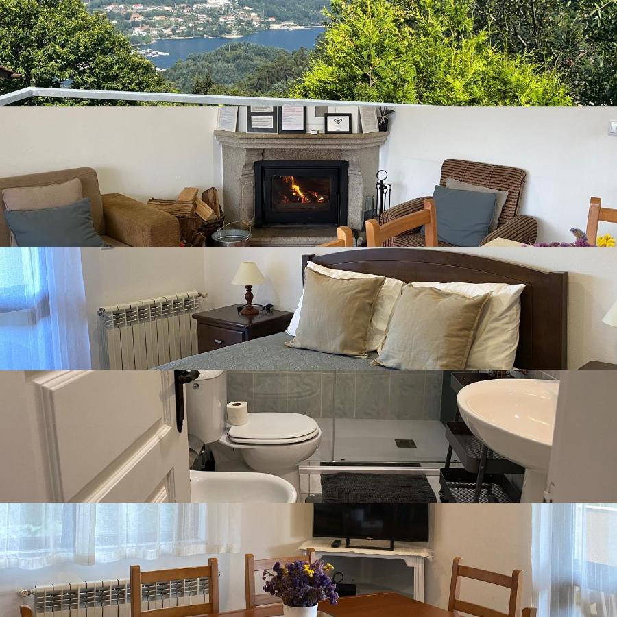 Casa de Casarelhos - Lareira - Andar da Moradia com terraço - Vistas rio - "Gerês" - Chambres d'hôtes Geres