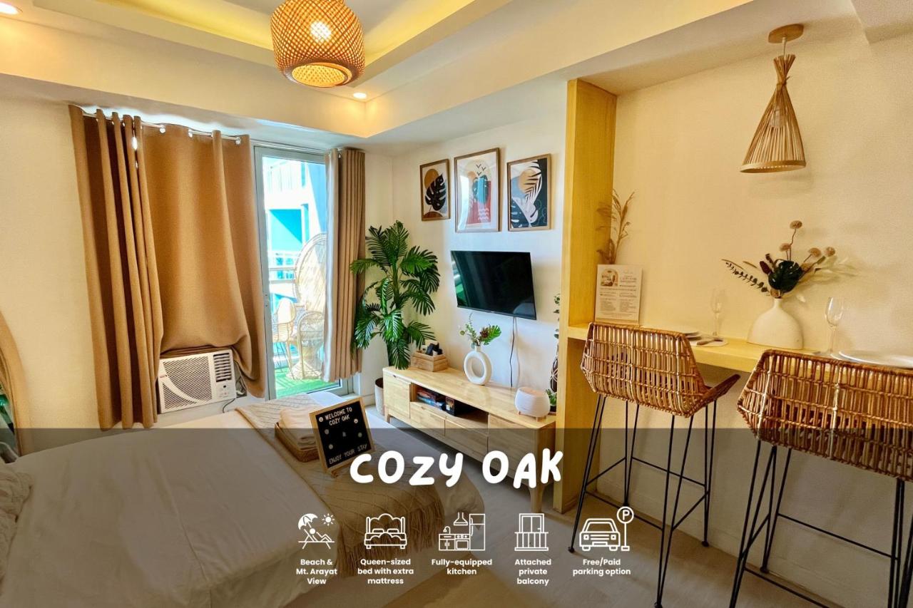 Cozy Oak - Boho Studio for Couples with Huge Balcony - B&B San Fernando City