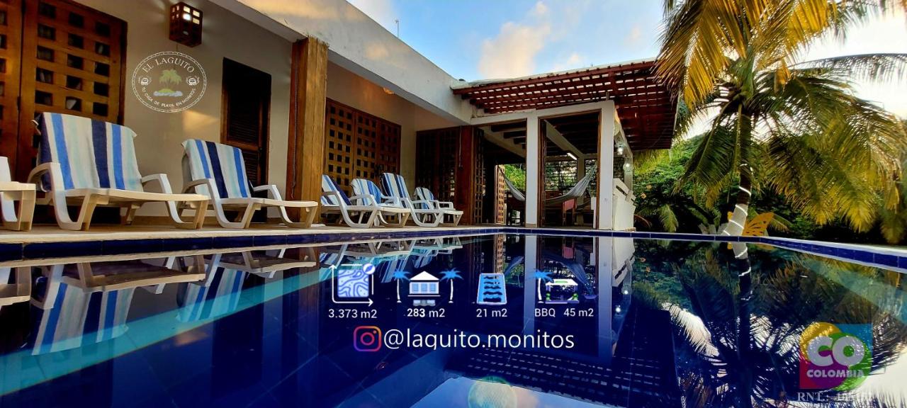 Casa de Playa Moñitos Laguito - B&B Moñitos