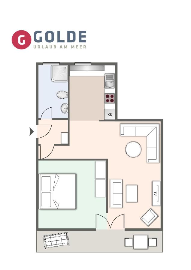 Appartementanlage am Strand Appartementanlage am Strand Lütsche Stuv - 11 - B&B Brösum