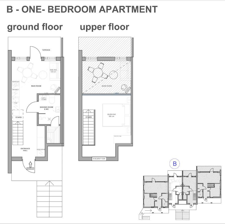 Apartment mit 1 Schlafzimmer