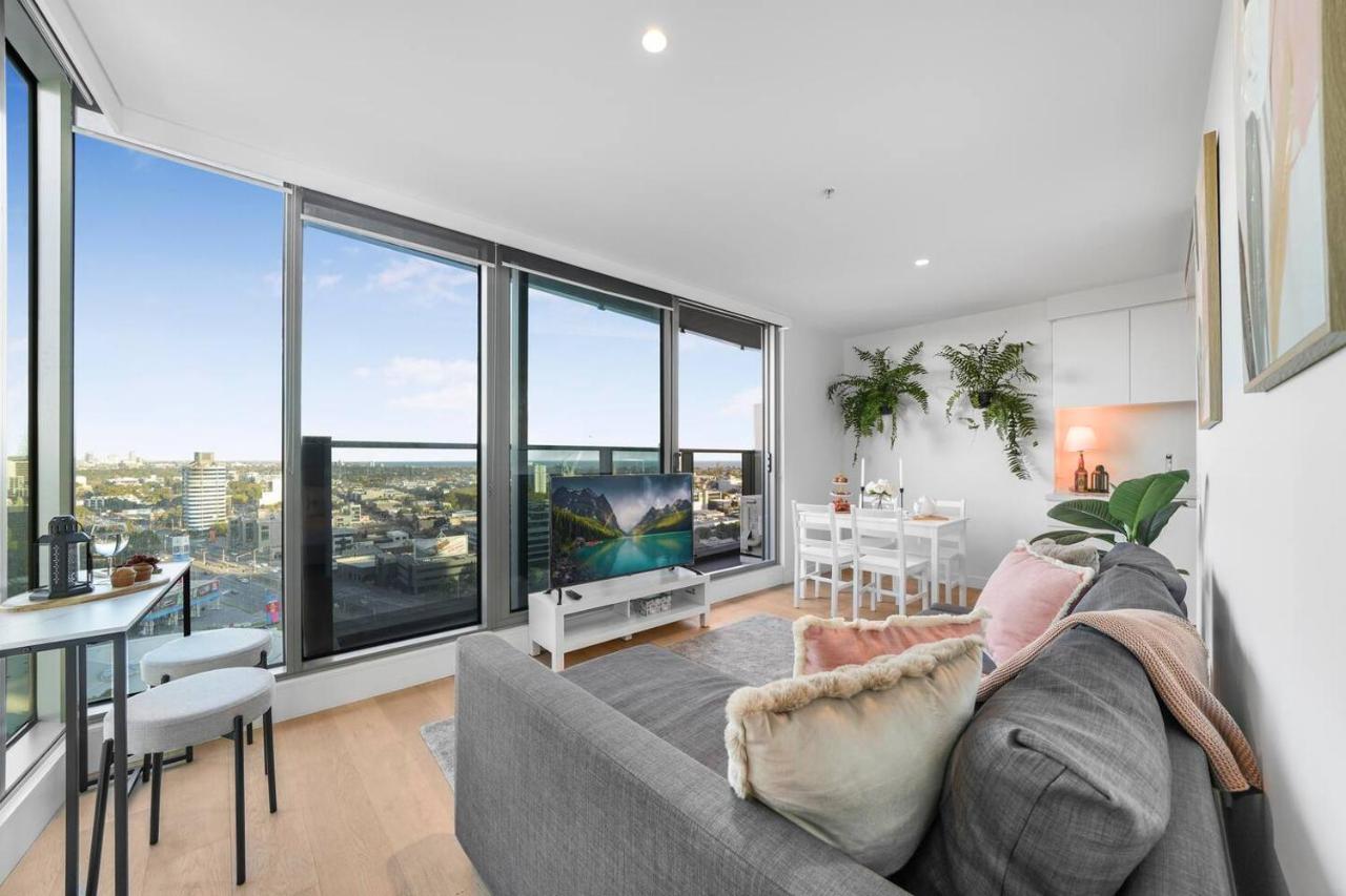 Sea View 4 Bed Crown Pool Gym Theatre Cbd Floor 18 - Chambres d’hôtes Melbourne