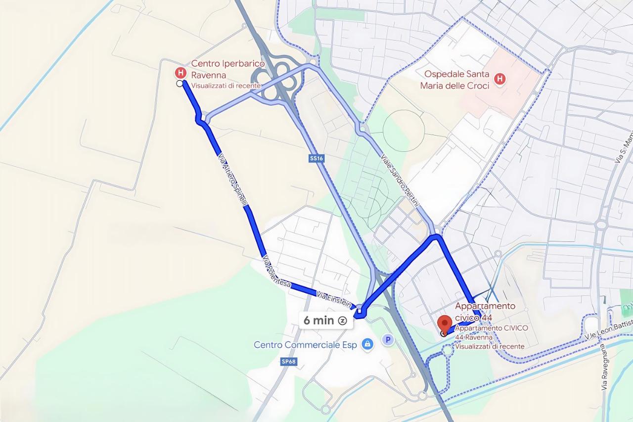 Civico 44 - Con Aria condizionata e Wi-Fi vicino a Ospedale e Centro Iperbarico - B&B Ravenna