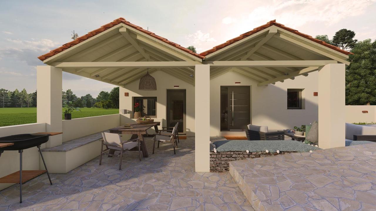 Villa Pine Trees by Kardous - Chambres d’hôtes Iolkós