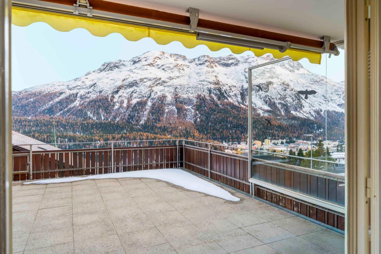 StMoritz Center Vintage Terrace 180 full lake view - B&B St. Moritz