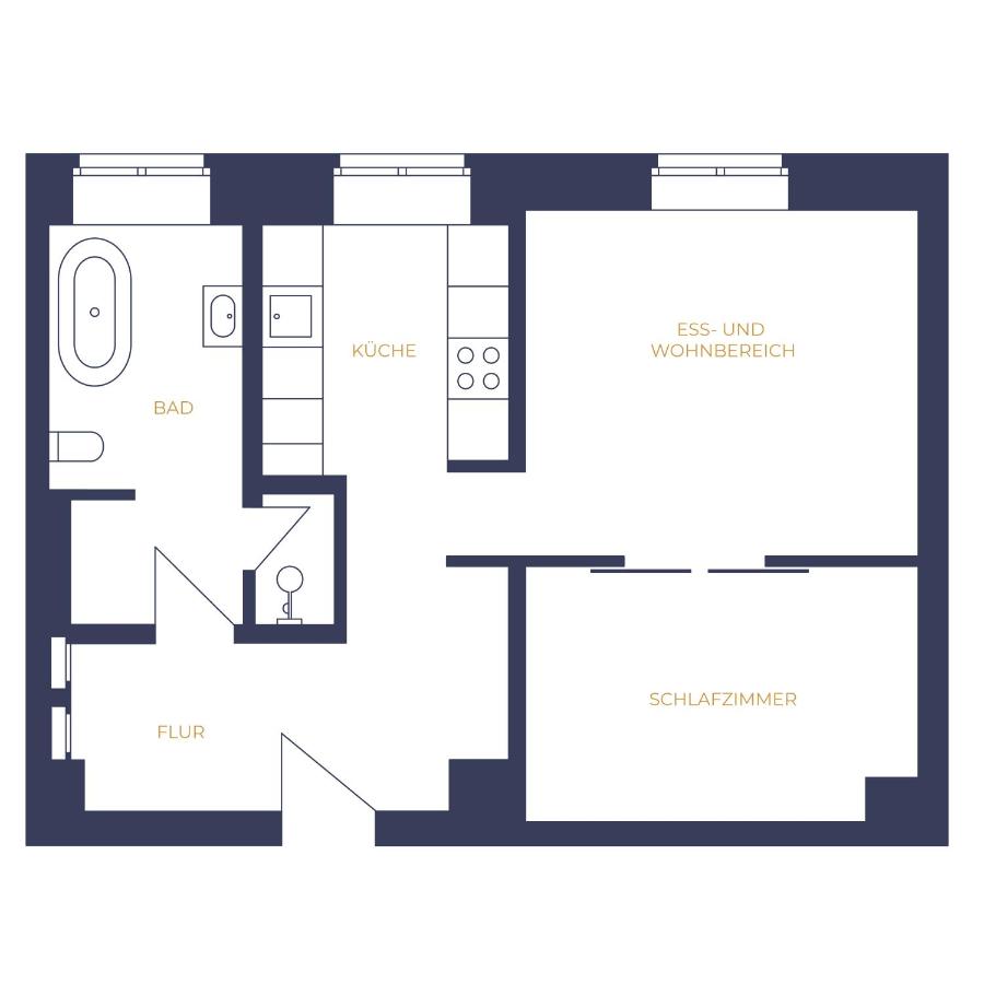Appartement met 1 Slaapkamer