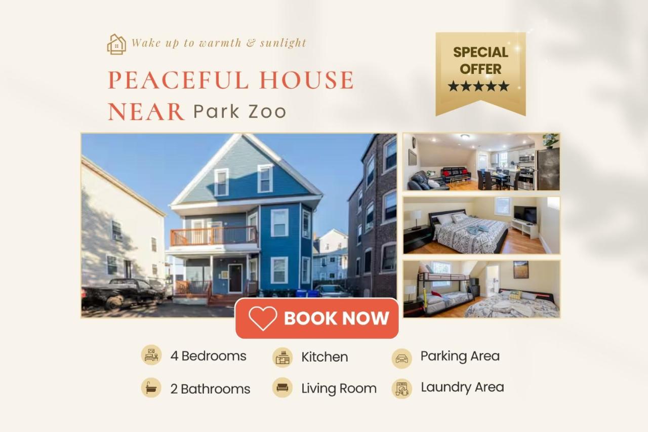 233-3 - 4BR Boston - Peaceful Escape near Park Zoo - B&B Boston