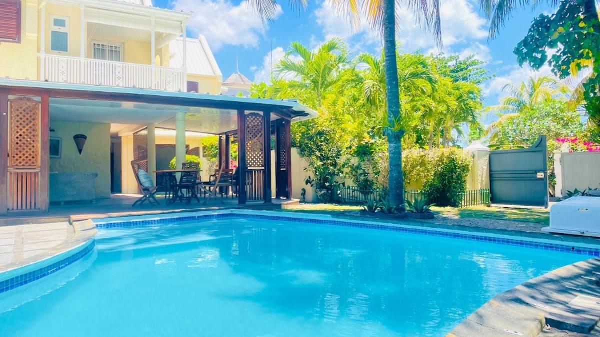 Charming House with Direct Beach Access -Pereybere - Ferienwohnung Grand Baie