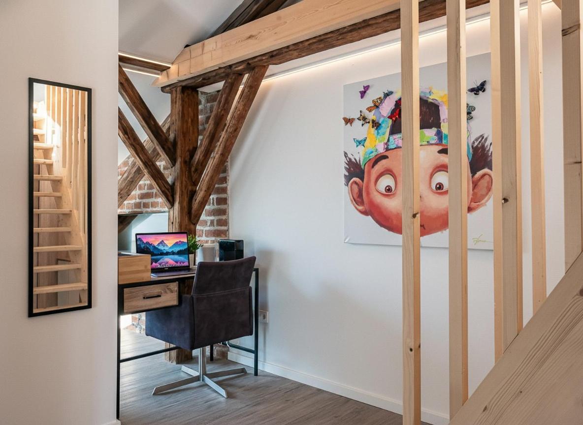 One-Bedroom Loft Apartment with Balcony