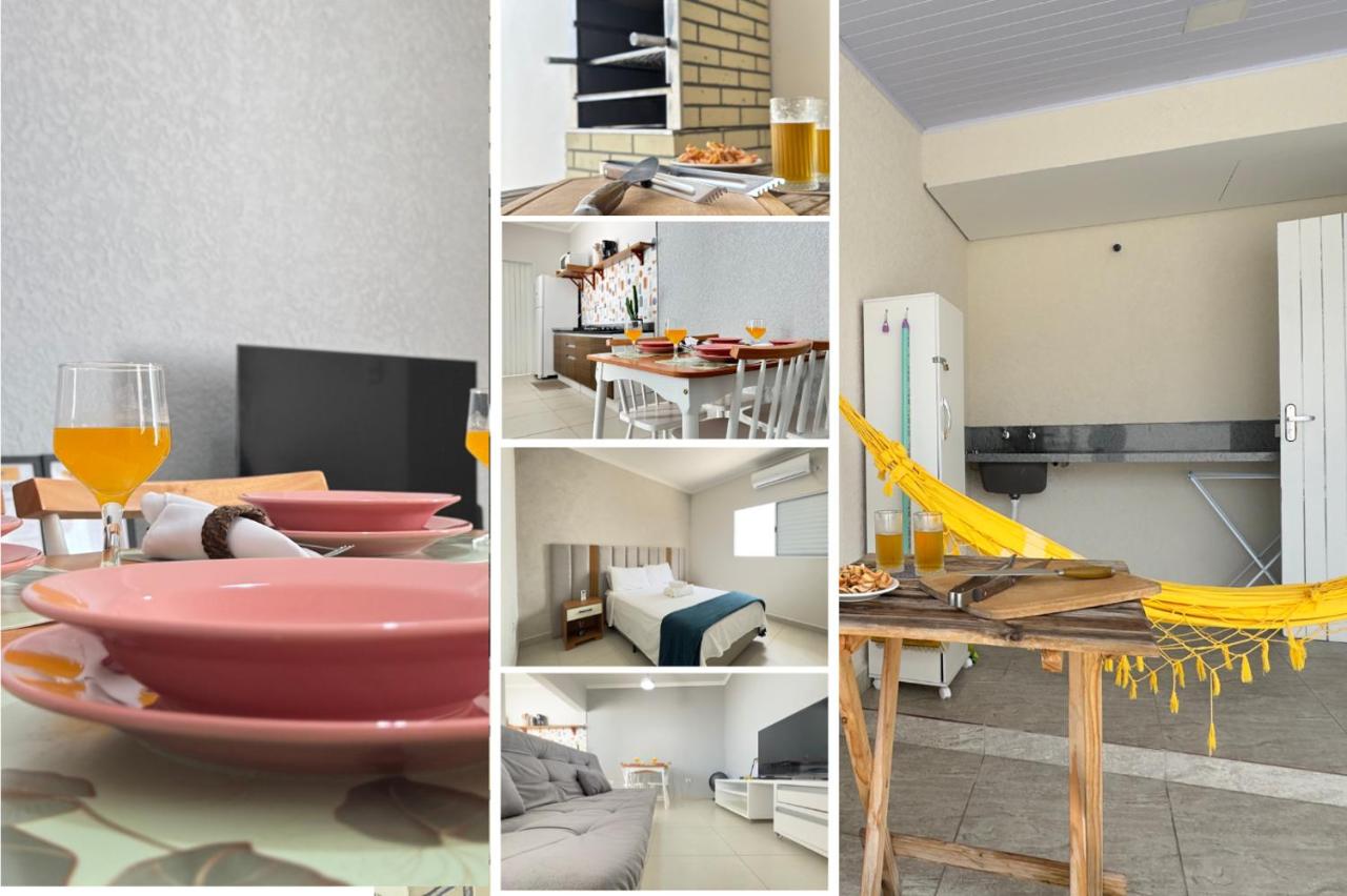 Cantinho Perfeito para Dois Conforto e Mar Bem Pertinho, Casa terrea no centro 80M Praia, Ar, Enxoval,Estacionamento e churrasqueira - B&B Itanhaém