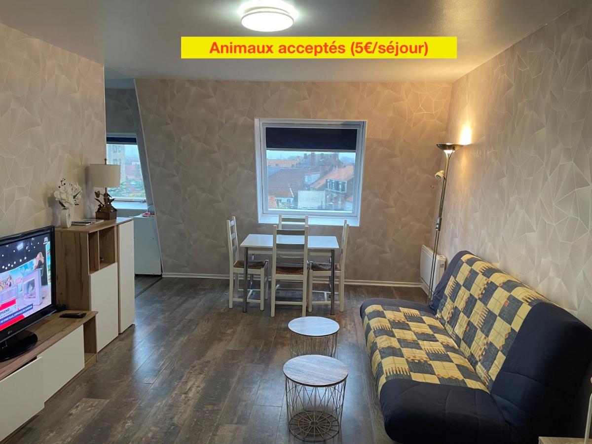 Grand studio Centre-ville avec ascenseur - B&B Calais