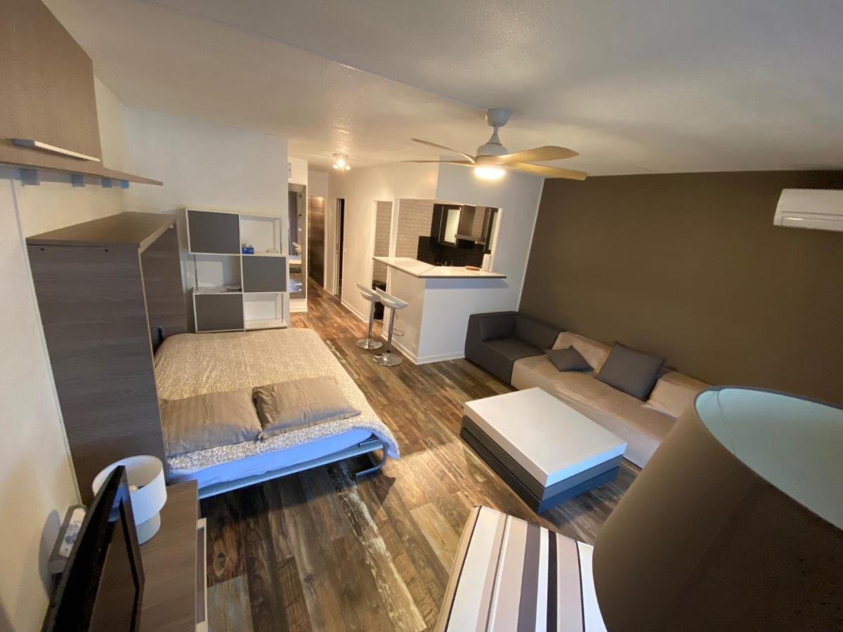 Beau Studio dans résidence de standing avec 2 piscines proche des commerces, transport et plage - B&B Mandelieu-la-Napoule