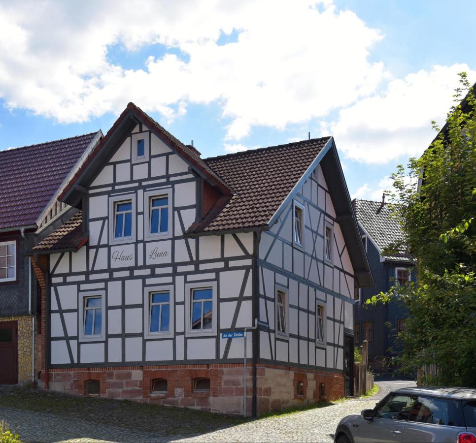 Alter Balken-Neuer Glanz - Ferienhaus Luna im Herzen Suhl Heinrichs - Chambres d'hôtes Suhl