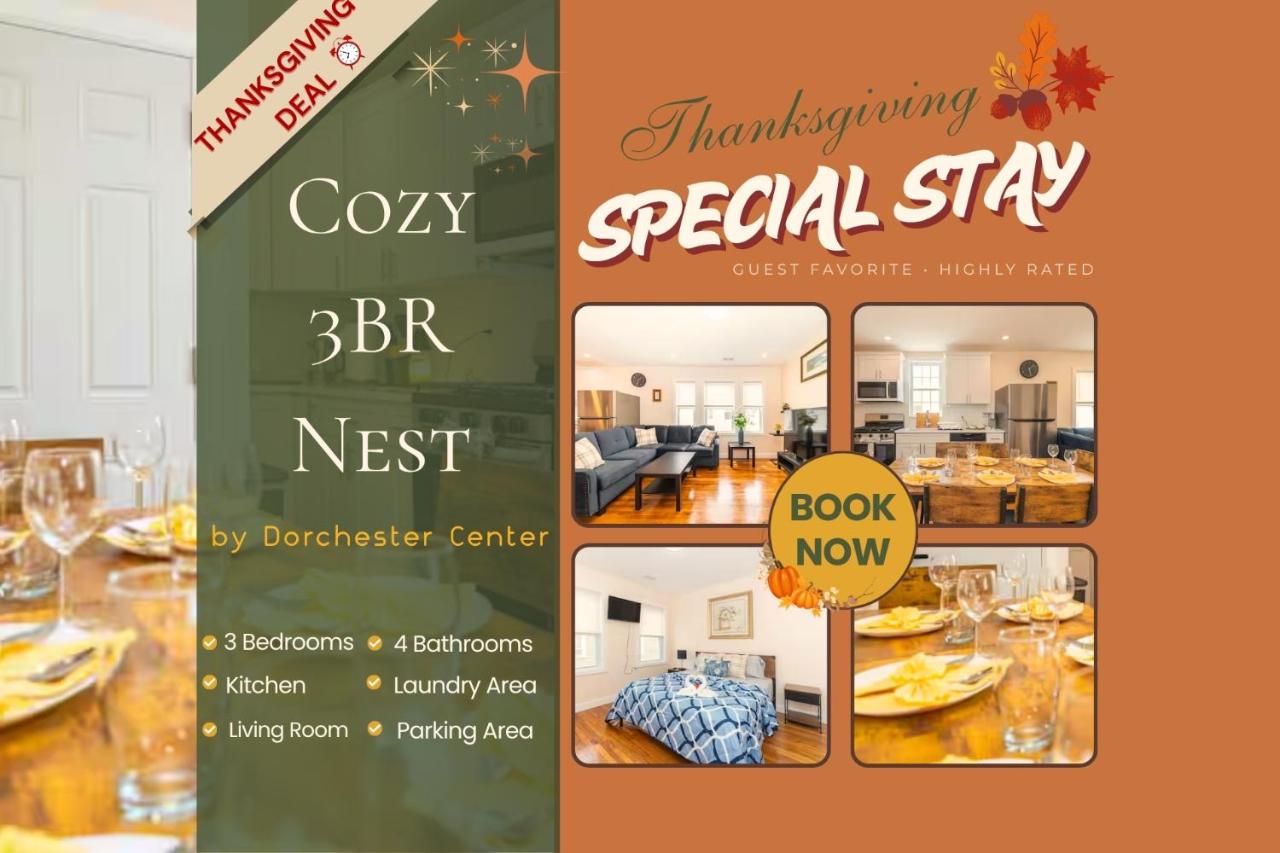 30-3 - 3BR Boston - Cozy Apt near Franklin Park Zoo - B&B Boston