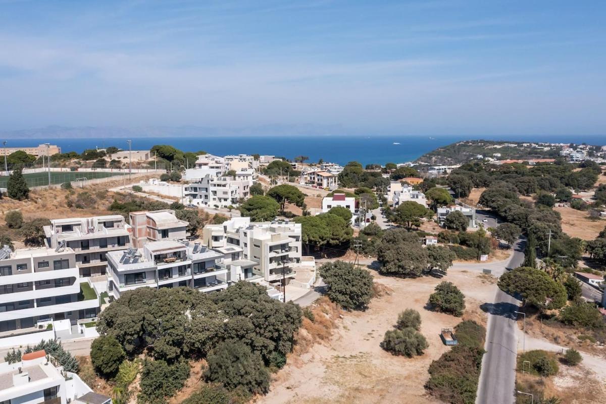 Rodos Nest with terrace and seaview - B&B Asgourou