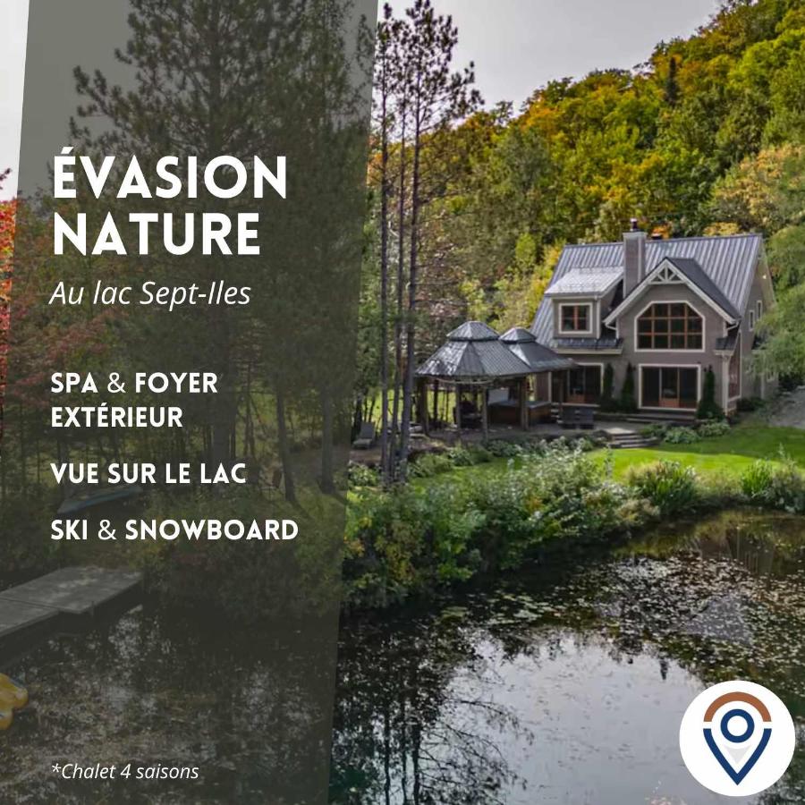 Waterfront with VIEW and SPA - Bed and Breakfast Saint-Raymond