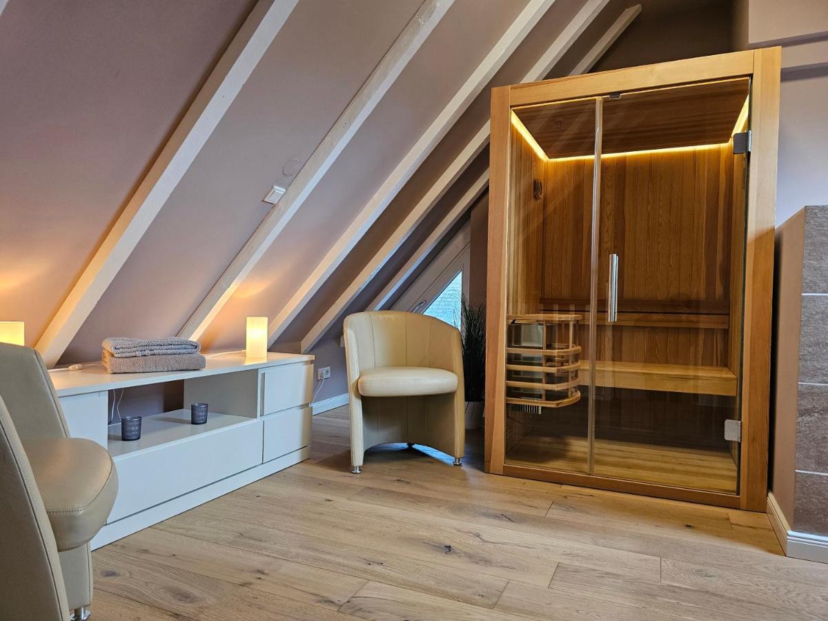 Ferienwohnung Nordstern mit Hästens Bett und Sauna - Ferienwohnung Wenningstedt