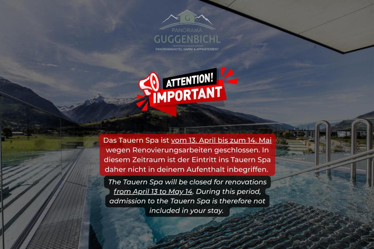 Panorama Hotel Guggenbichl - inkl Sommerkarte, einmaliger Eintritt ins Tauern Spa & bester Ausblick über Kaprun - B&B Kaprun