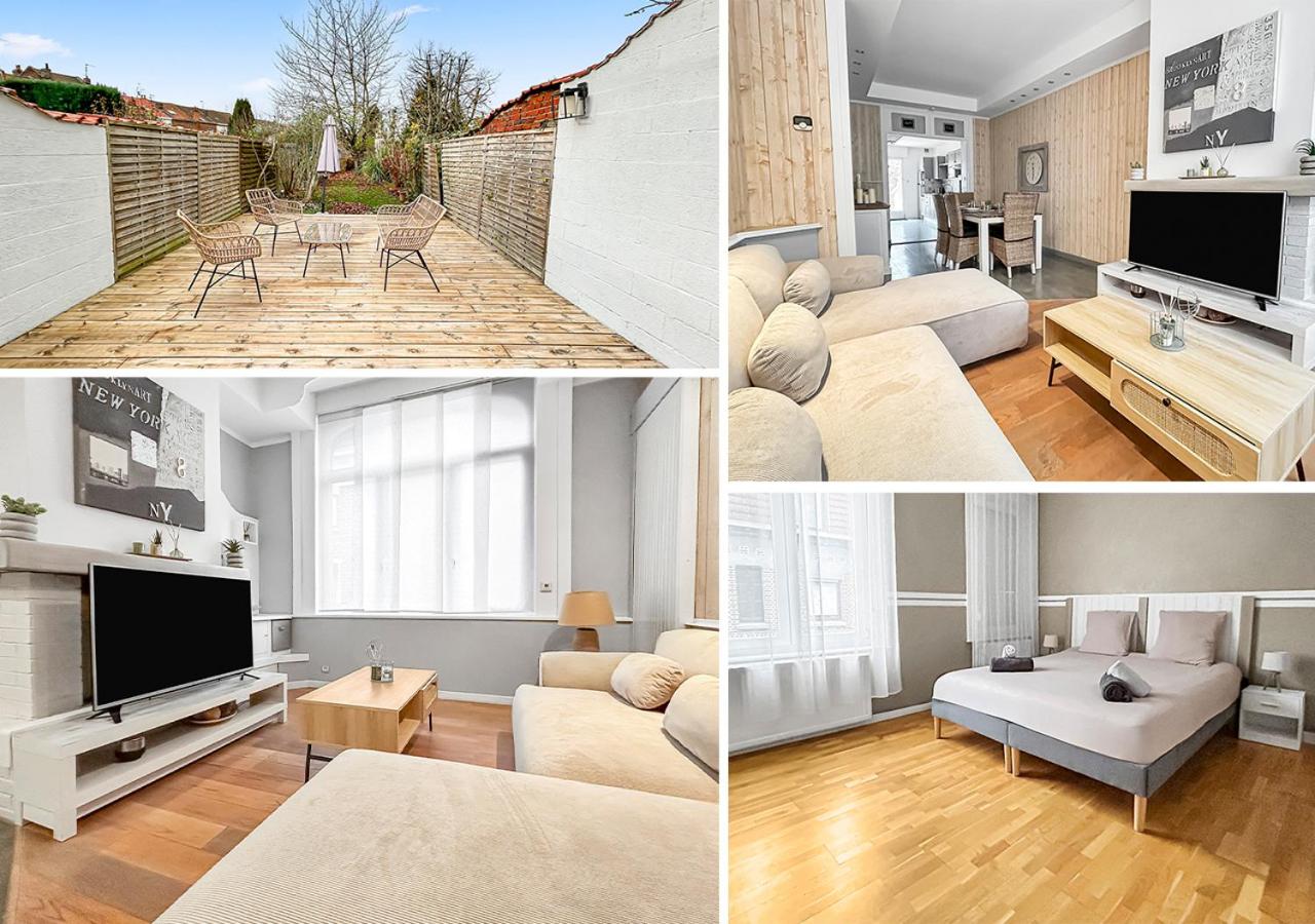 Maison avec terrasse, jardin proche de Lille - B&B Lezennes