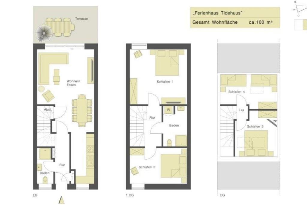 Haus Tidehuus - Ferienwohnung Borkum