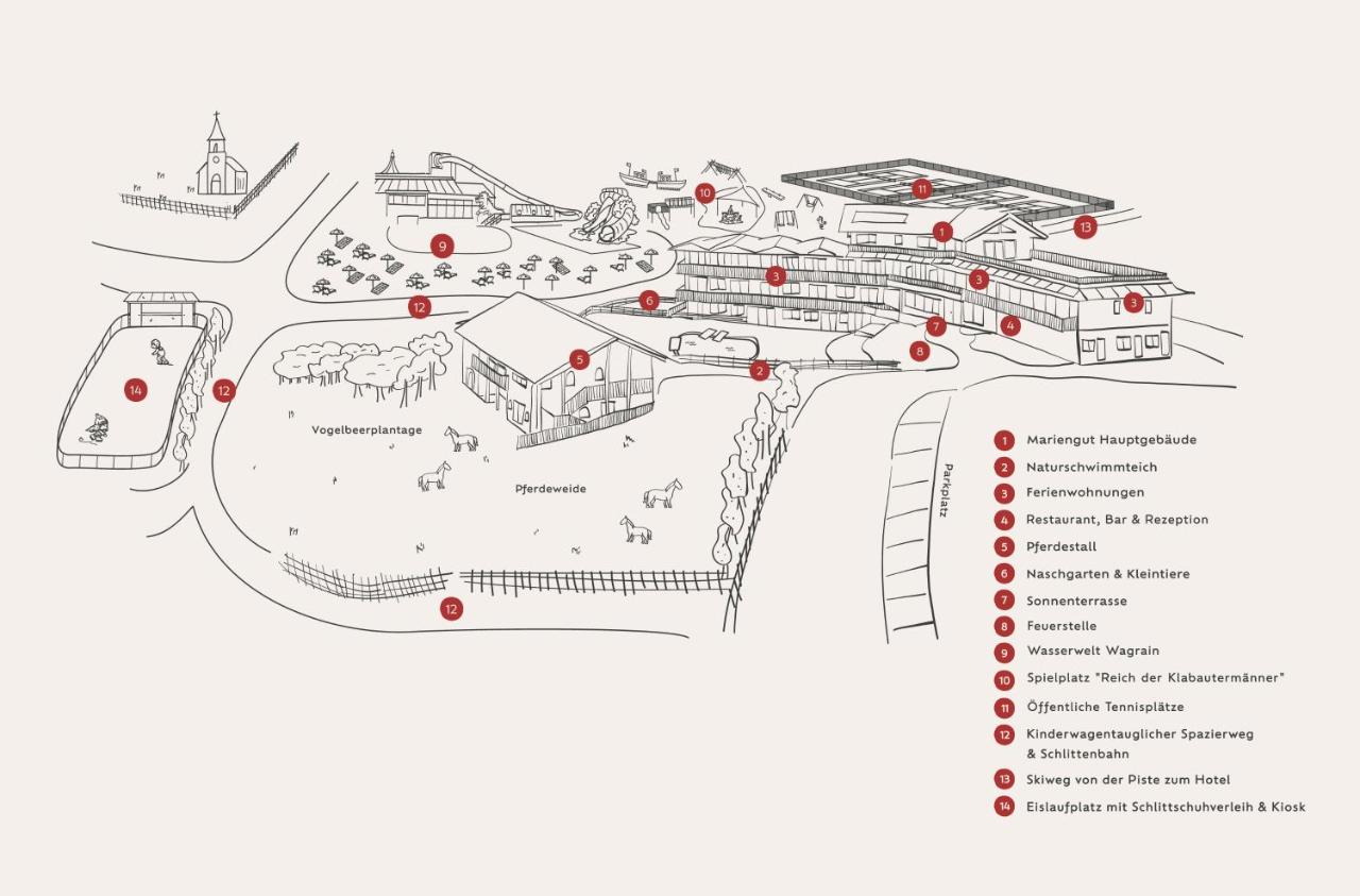 Mariengut - Natur Aparthotel Kramer - B&B Wagrain