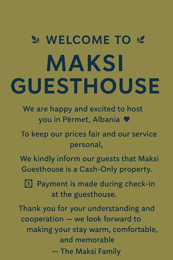 Maksi Guest House - B&B Përmet