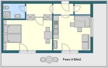 Apartment mit Balkon