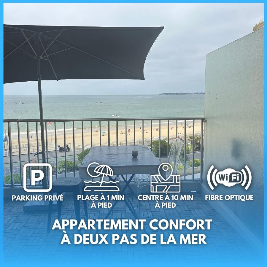 Le Baulnéaire, Vue Mer, Plage à Pied, Parking Privé - Ferienwohnung La Baule-Escoublac