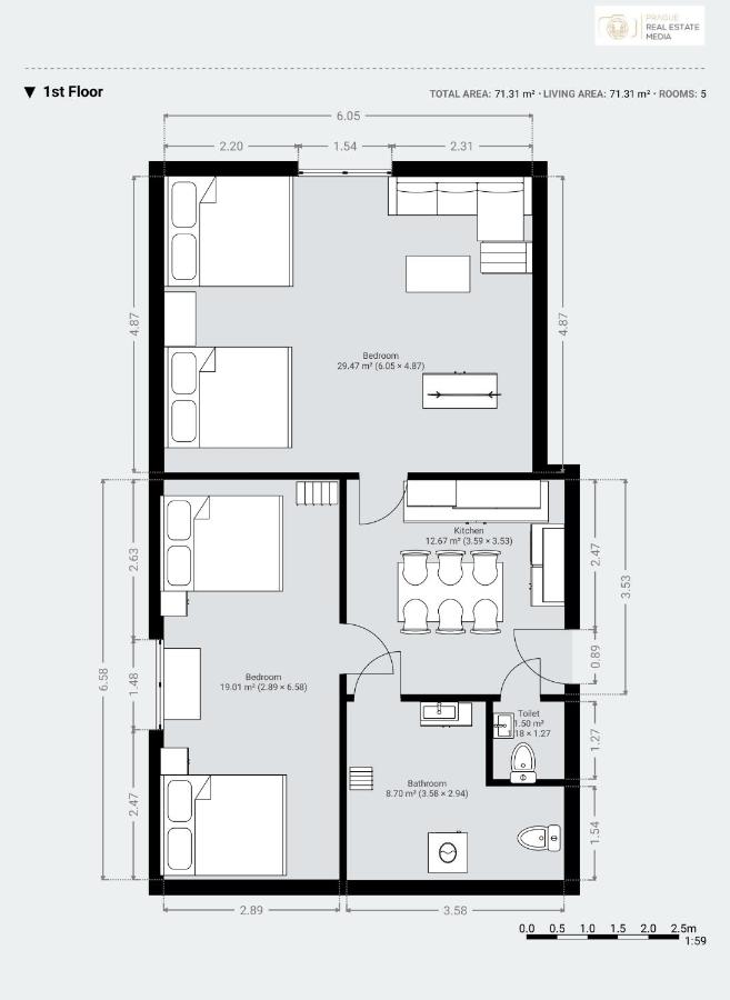 Appartement 2 Chambres