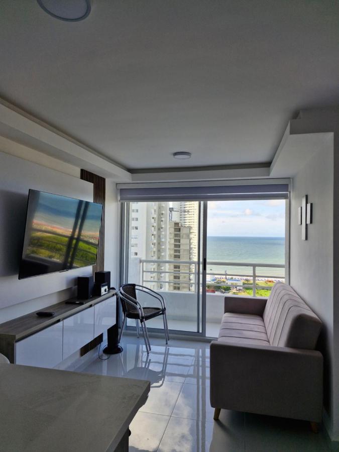 Alojamiento Nuevo en Piso 24 con WiFi Rápido y Vista al Mar, Cerca al Centro Histórico - Chambres d'hôtes Carthagène