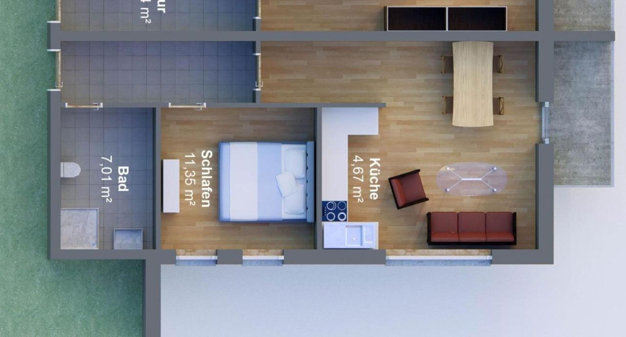 Apartment with Shower